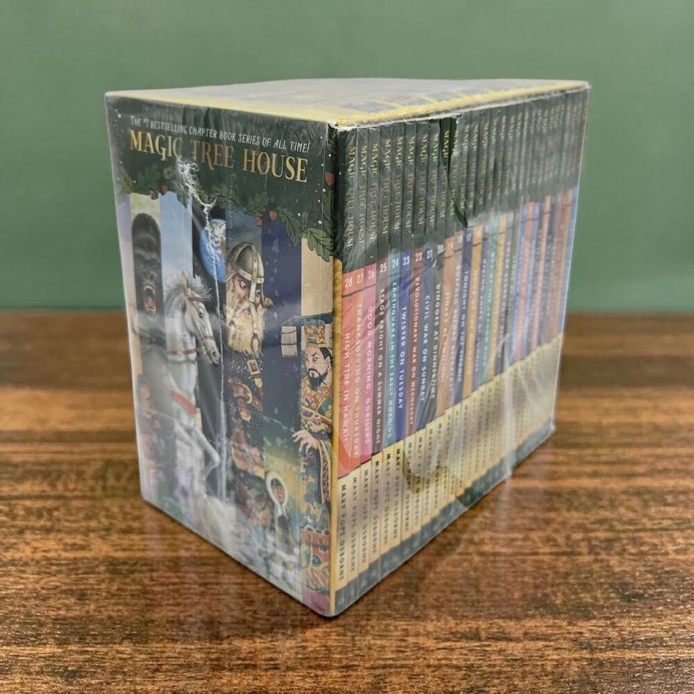 Set 1B: Magic Tree House A Library of Books 1-28 - Mary Pope Osborne Collection
